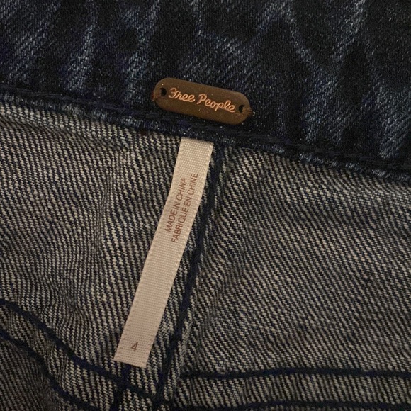 Free People Jean Skirt - Picture 2 of 2